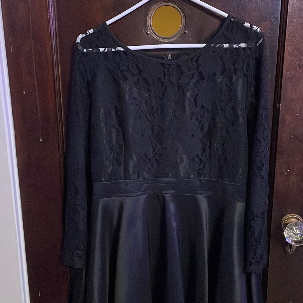 Black cocktail dress